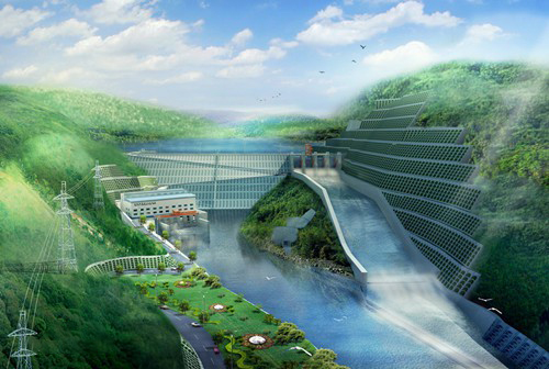 蓝田老挝南塔河1号水电站项目